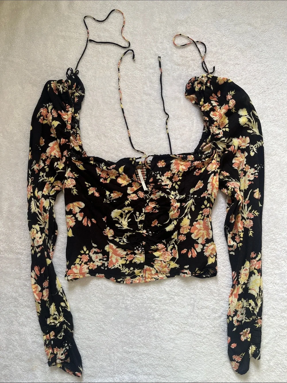 Free People KeyHole-Neck Top